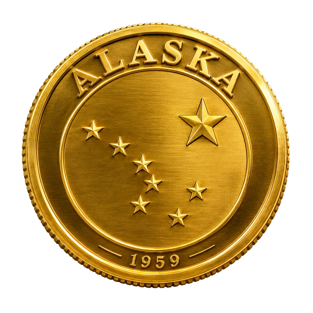 $ALASKA gold coin
